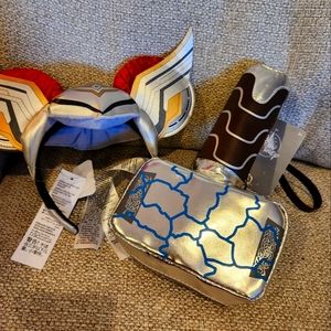 Disney Park Mighty Thor Ears & Wristlet
